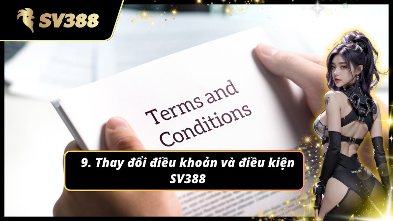 Cập nhật mới về điều khoản và điều kiện SV388