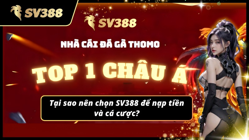 Ưu thế nổi bật khi nạp tiền SV388 để cá cược đá gà