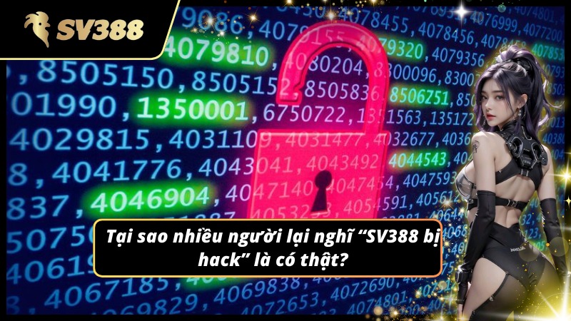 Giải đáp lý do nhiều người lầm tưởng SV388 bị hack là có thật